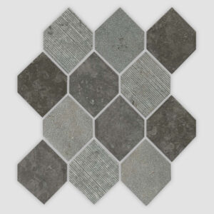 Shaw Del Ray Stretch Hex - Milly Gray
