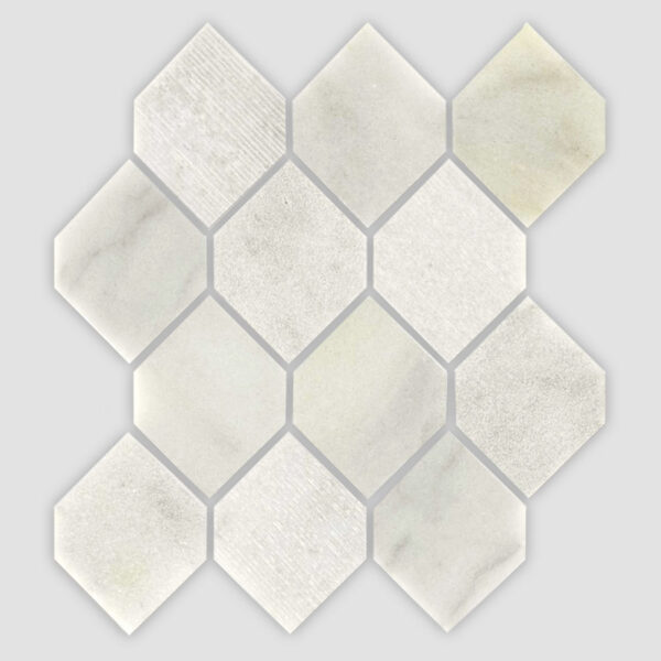 Shaw Del Ray Stretch Hex - White Water
