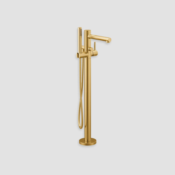 Moen Freestanding Tub Filler Align Brushed Gold