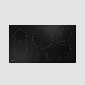 GE Profile 36" PEP7036DT 5 Burner Black Built-In Electric Cooktop